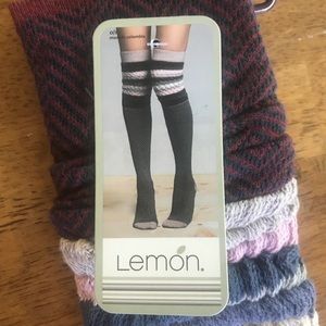 Lemon Knee High Socks